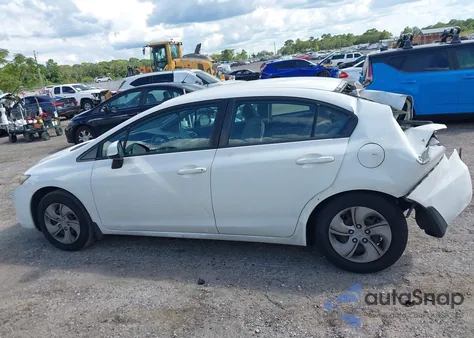 2013 Honda Civic Lx from USA, damaged, VIN 2HGFB2F5XDH515853